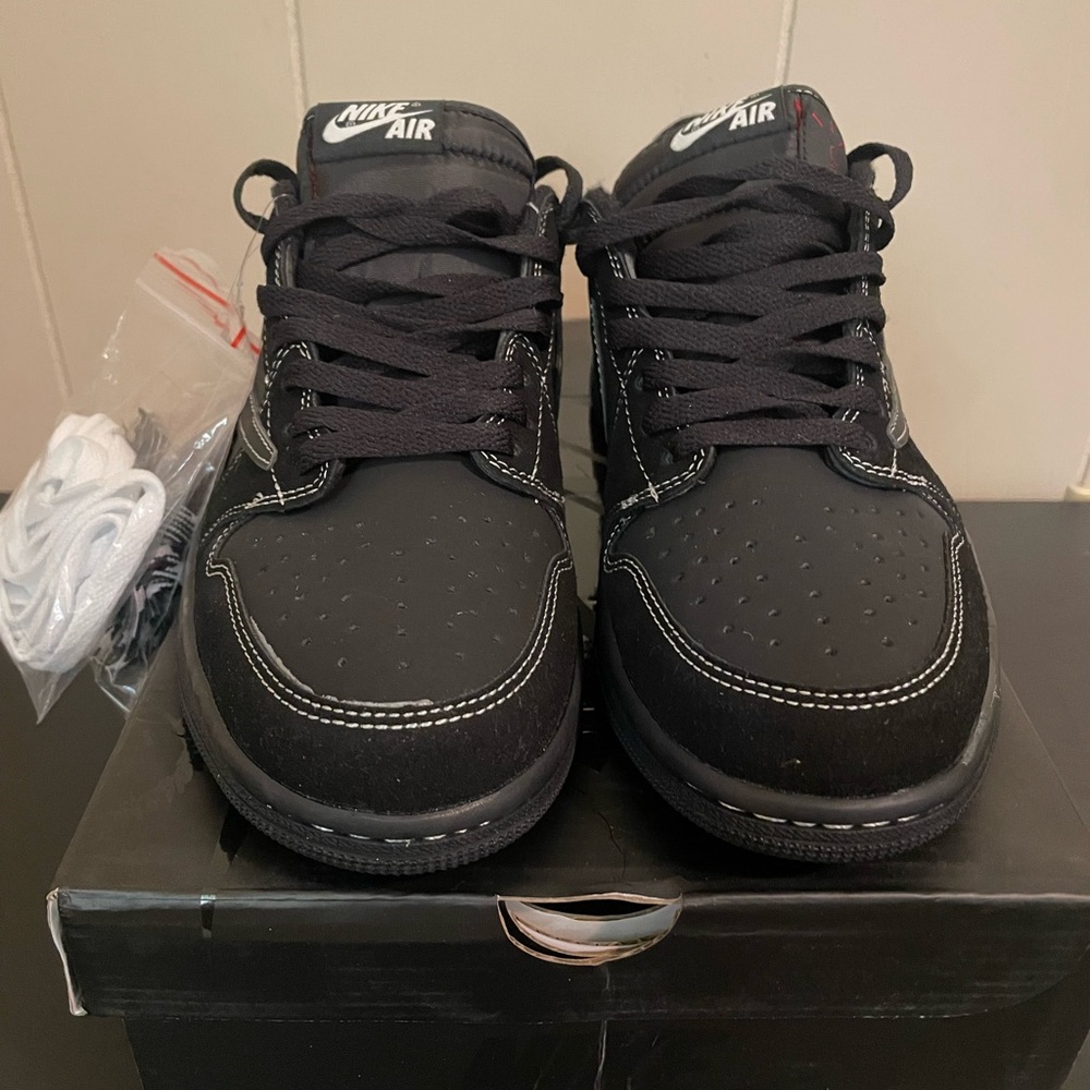 Travis Scott x Air jordan 1 Retro Low OG Black Phantom